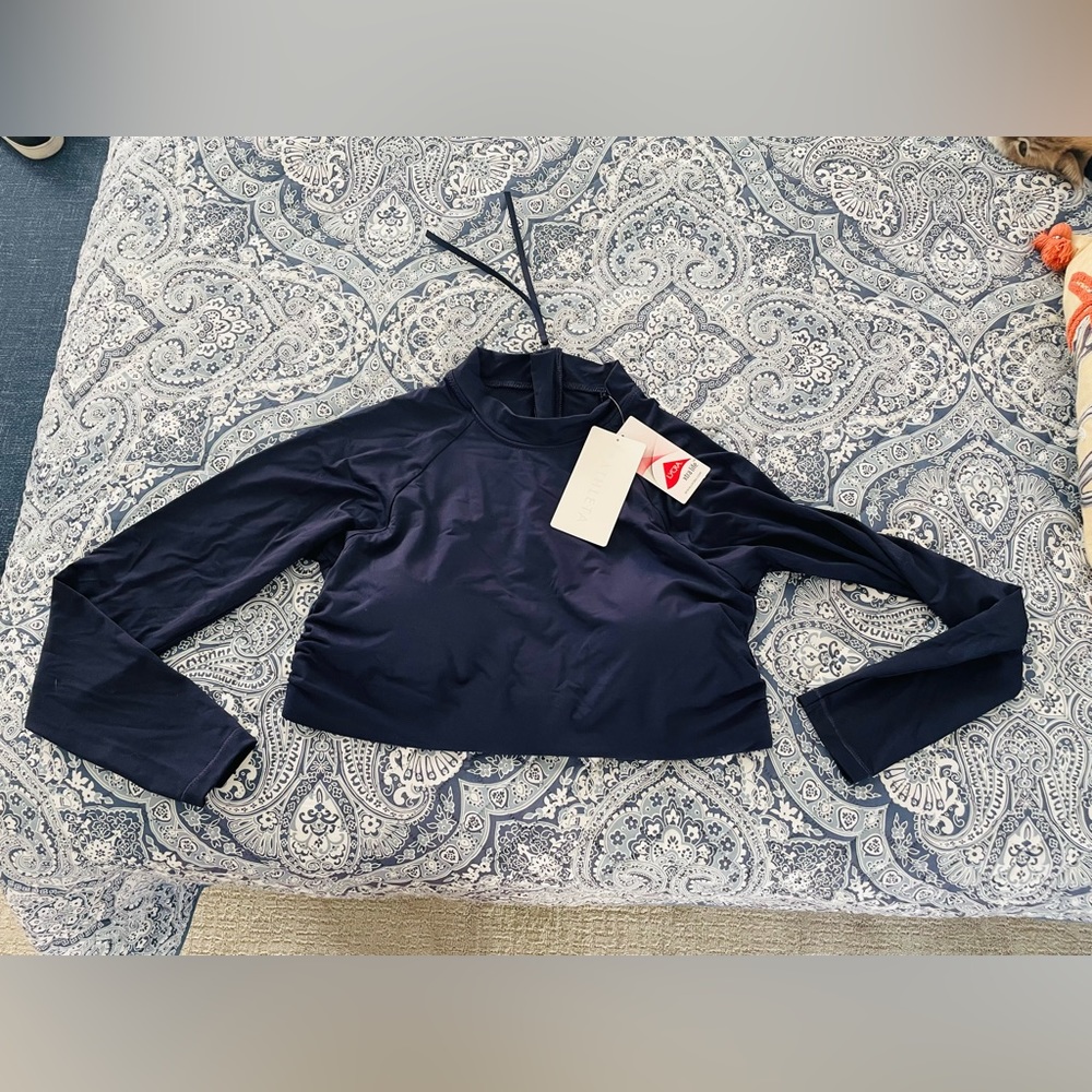 Athleta swimwear rashguard top